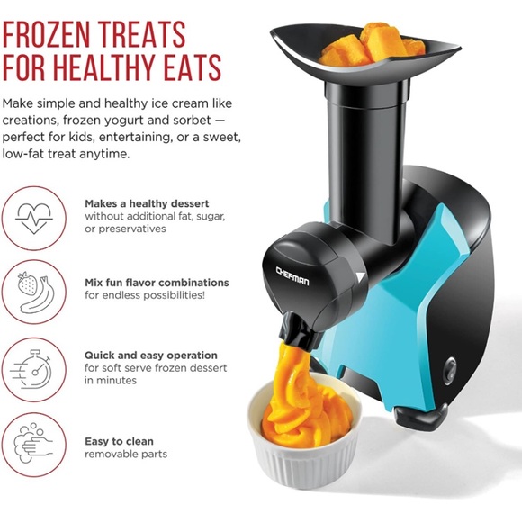 Chefman Other - Chefman Frozurt Dessert Maker Frozen Treat Fruit